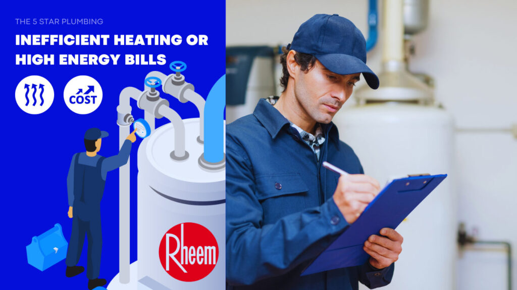 Water heater inefficient heating & high energy bills | 7th problem